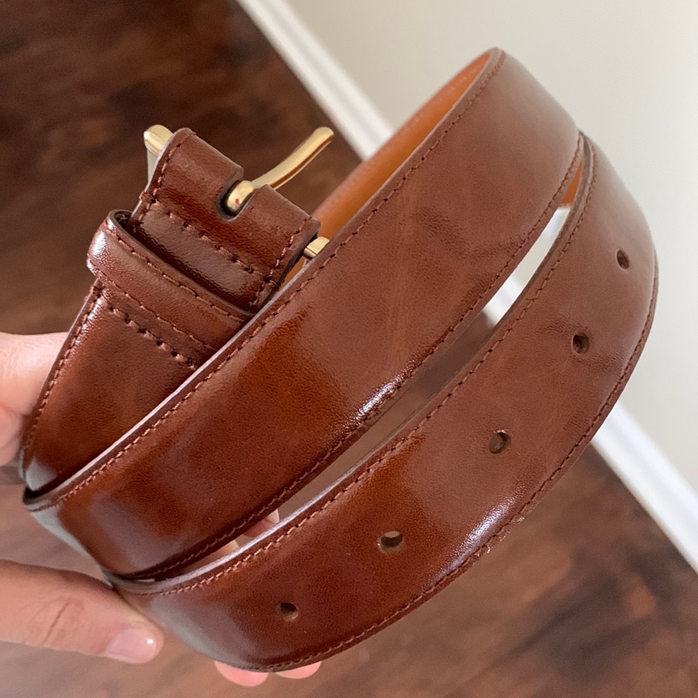 Jos. A. Bank Calfskin Leather Belt - Mens size 36